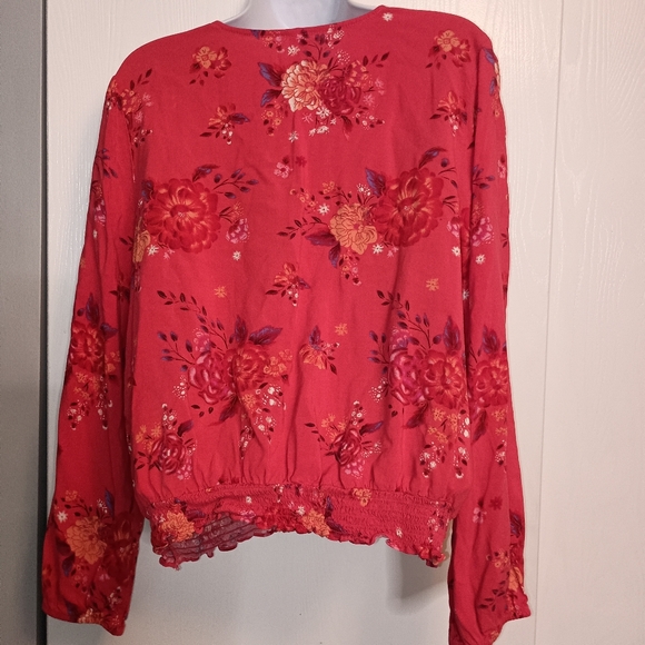 Mudd peasant blouse, sz XL - Picture 2 of 3